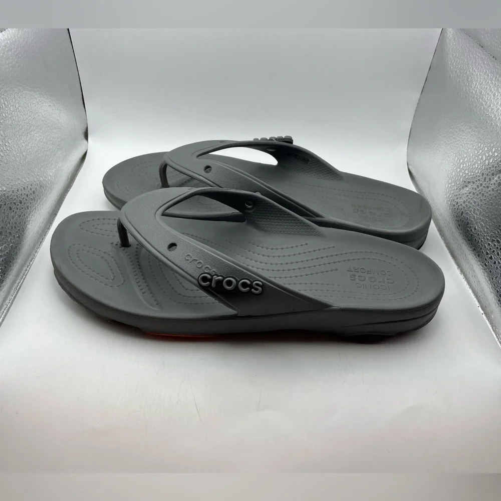 Crocs Classic All Terrain mean gray sandals size 10